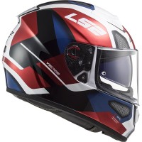 CAPACETE LS2 FF397 VECTOR EVO AUTOMAT WHITE/RED •TRICOMPOSTO