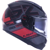 CAPACETE LS2 FF397 VECTOR EVO FREQUENCY MATTE BLACK/RED •TRICOMPOSTO