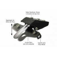 SUPORTE DE PLACA MOTOSTYLE KAWASAKI ZX6R 636 14/16 