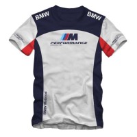 CAMISETA ALLBOY MASCULINA BMW BRANCO/AZUL