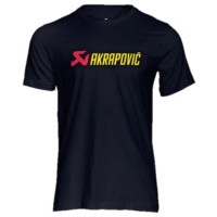 CAMISETA MASCULINA AKRAPOVIC PRETO