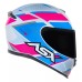CAPACETE ASX EAGLE FAST BRANCO/ROSA/AZUL