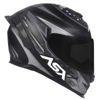 CAPACETE ASX EAGLE RACING PATRIOT PRETO FOSCO