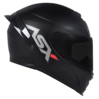 CAPACETE ASX EAGLE RACING SOLID PRETO BRILHO