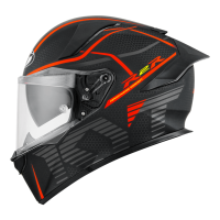 CAPACETE KYT R2R CONCEPT MATTE BLACK/RED
