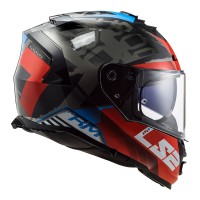 CAPACETE LS2 FF800 STORM SPRINTER RED •KPA BICOMPOSTO