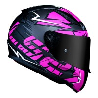 CAPACETE LS2 FF353 RAPID CROMO MATTE BLACK/PINK